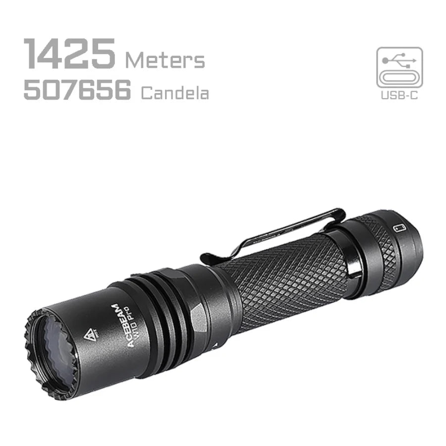 Lommelykt /W10 Pro LEP Flashlight