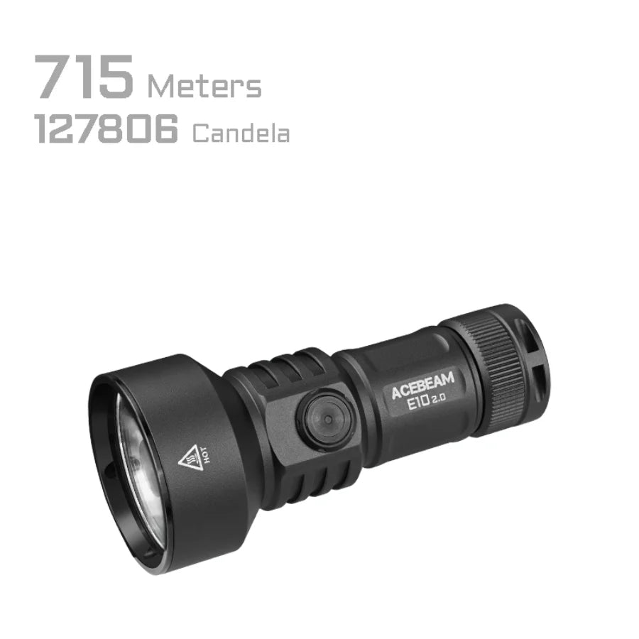 Lommelykt E10 2.0 Long-Range Compact EDC Flashlight