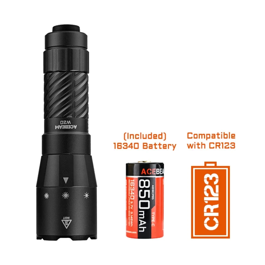 Lommelykt / W20 LEP Flashlight