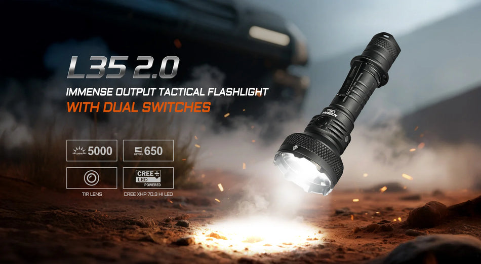 Lommelykt L35 2.0 Brightest Duty Flashlight