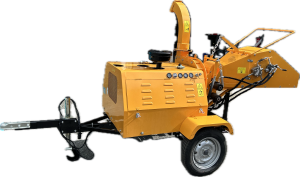 Dieseldrevet Flishugger på henger - 40 HK