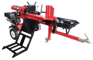 Vedkløyver 35 tonn henger med firedeler