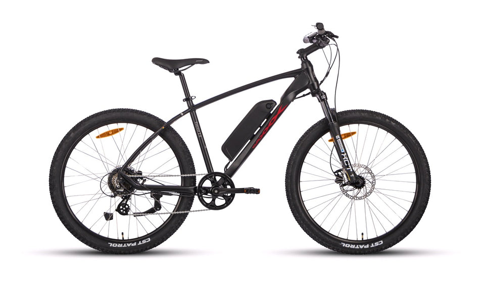 EL-sykkel SAXXX E-2707 sort/rød 27,5"