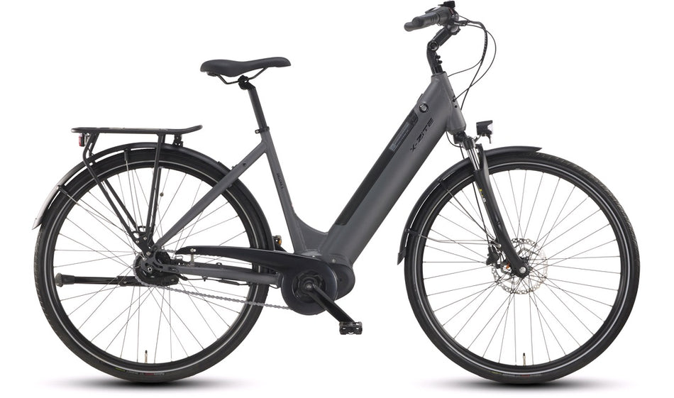 El-syEl-sykkel 28" Deluxe 5 11Ah 5-g mattgrå