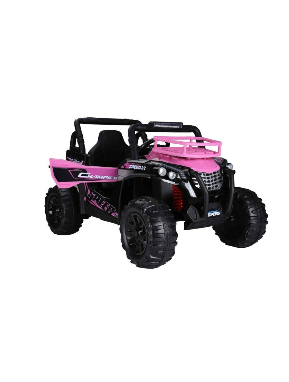 Barnebil UTV COOL SIDE BY SIDE PINK ELBIL