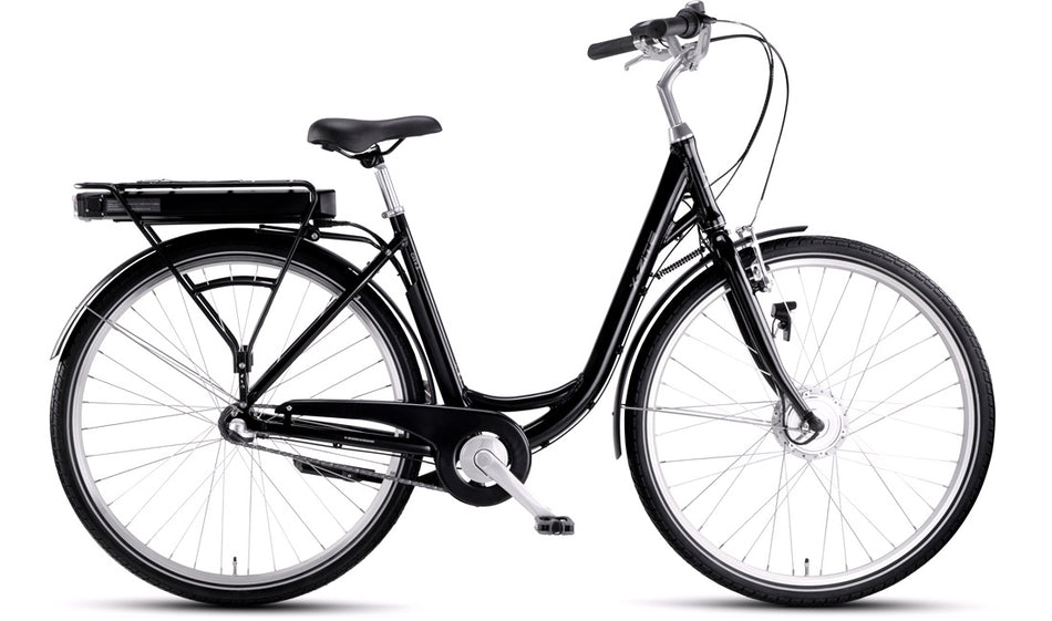 El-sykkel 28" City 3 6,6Ah 3-gir sort