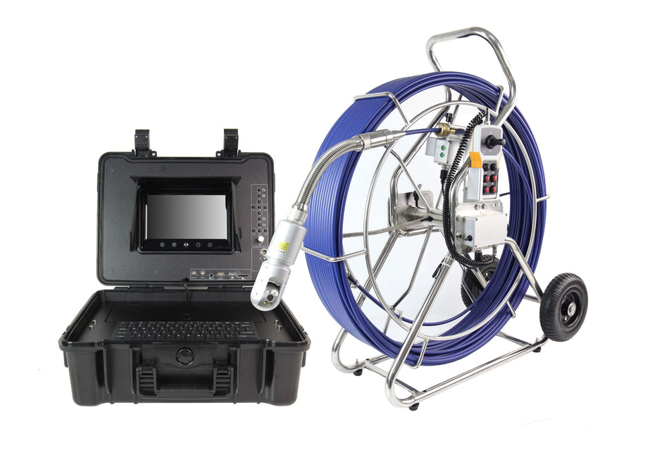 Inspeksjonskamera m/ø50 roterende hode med 120 meter kabel