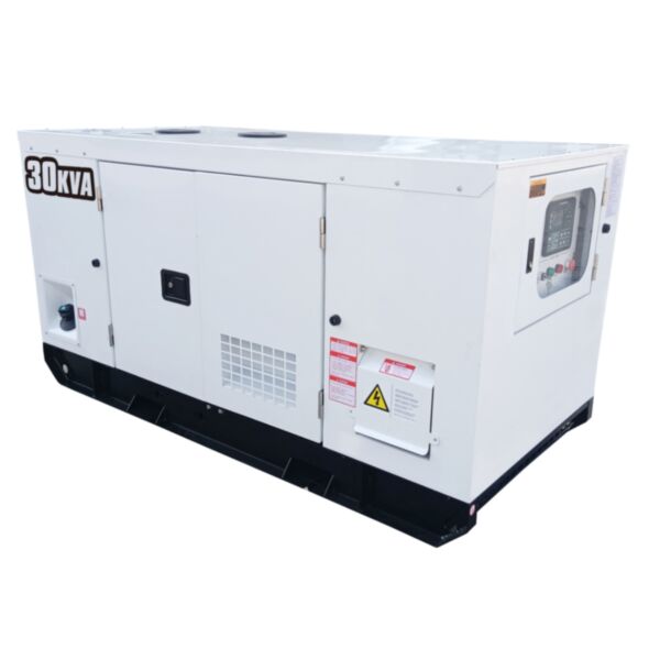 Strømaggregater POWER MATE 30 KVA ATS L3 DIESEL AGGREGAT INNKAPSLET 230V 3 FASE