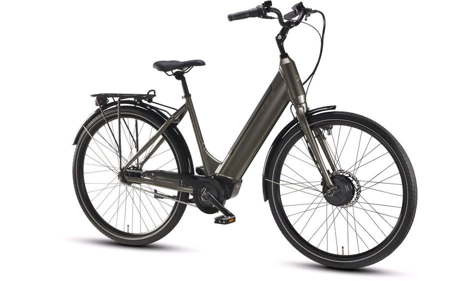 El-sykkel 28" Comfort 7 11Ah 7-g matt grønn