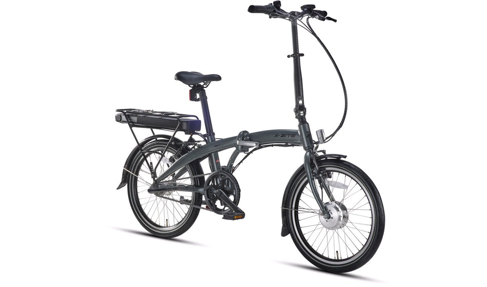 El-foldesykkel 20" Mini 3, 3-speed matt grå