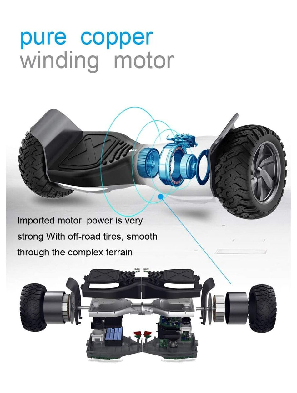 Hoverboard ståhjuling cross