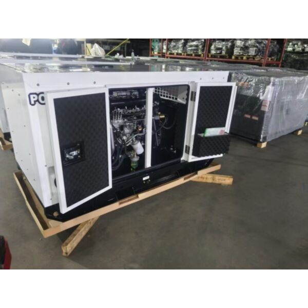 Strømaggregater POWER MATE 30 KVA L3 DIESEL AGGREGAT INNKAPSLET 400V 3 FASE