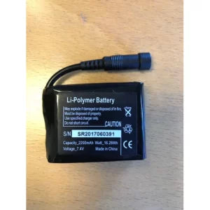 Batteri 7V/2,2A Macna Varmehanske Foton/Atom