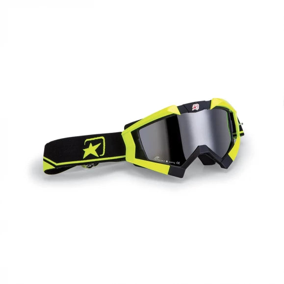 ARIETE RIDING CROWS Top Rally Black/Yellow ink. speilglass cat2