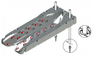 Galvanisert ankerrør 3", 200cm