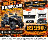 Linhai 550 4x4 med ABS 90km Kampanjer