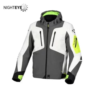 MC Jakke Macna Angle Night Eye/Lys grå/Grå/Fluo Gul