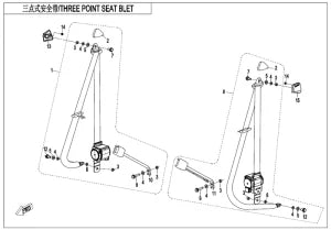 sete belte passasjer UFORCE800