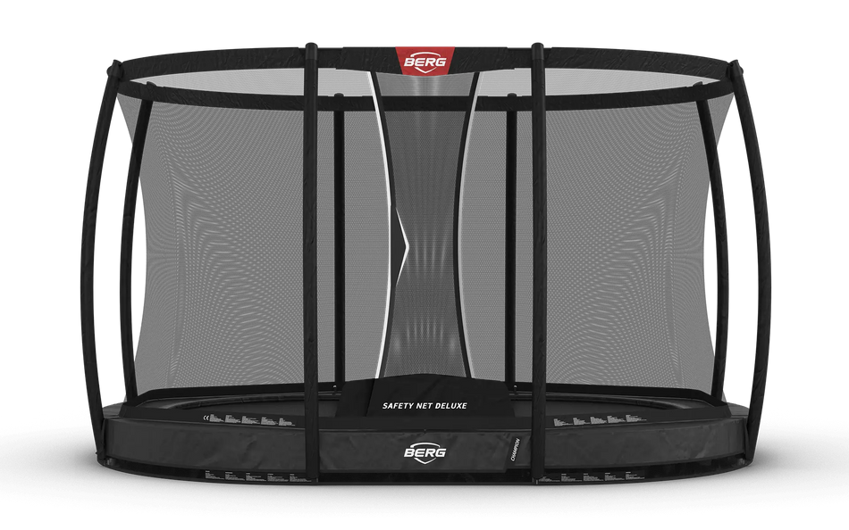 BERG Grand Champion InGround 350 Grey + Safety Net Deluxe