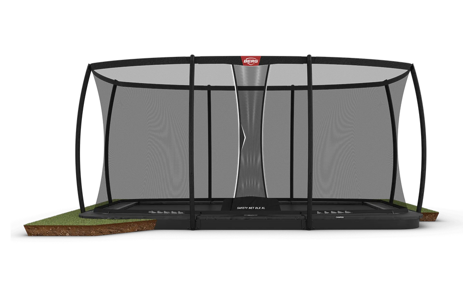 BERG Ultim Champion FlatGround 410 Grey + Safety Net DLX XL