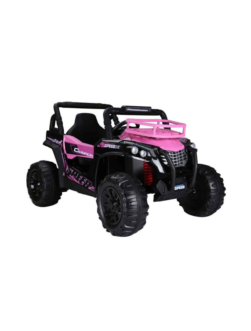 Barnebil UTV COOL SIDE BY SIDE PINK ELBIL