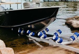 910 landrampe for båter