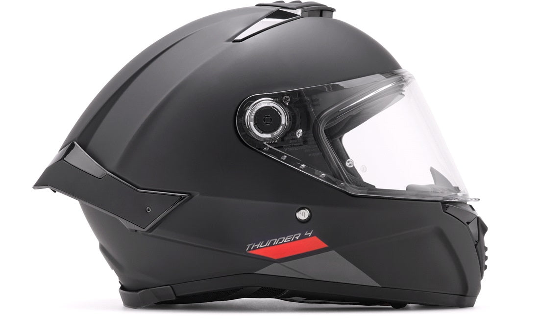 MC-hjelm MT Thunder 4 SV matt svart XL – ECE 22.06