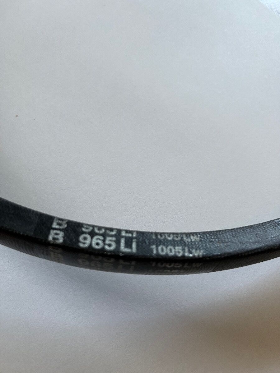 Drivreim til clutch hydraulisk flishugger 965Li