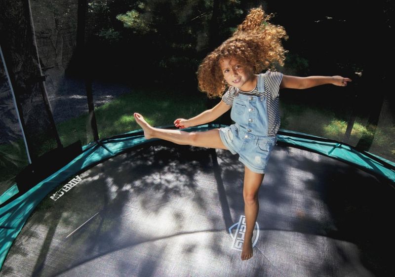 BERG Champion 430 Grønn + DLX XL Sikkerhetsnett