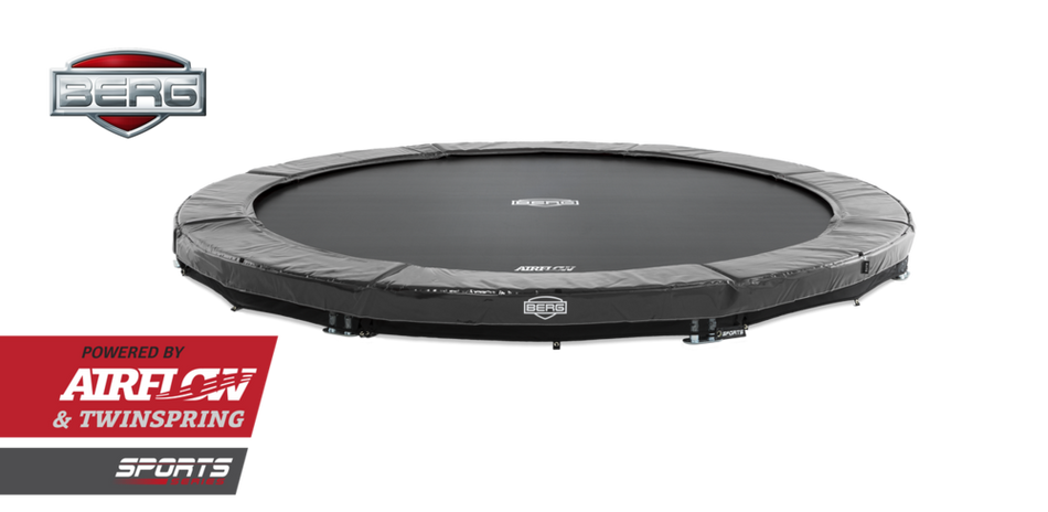 BERG Elite Inground Elite - GRØNN Trampoline