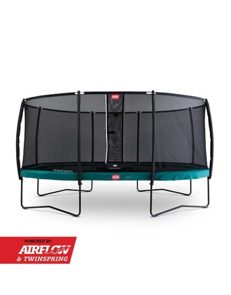 BERG Grand Champion 520x345 Grønn + Sikkerhetsnett