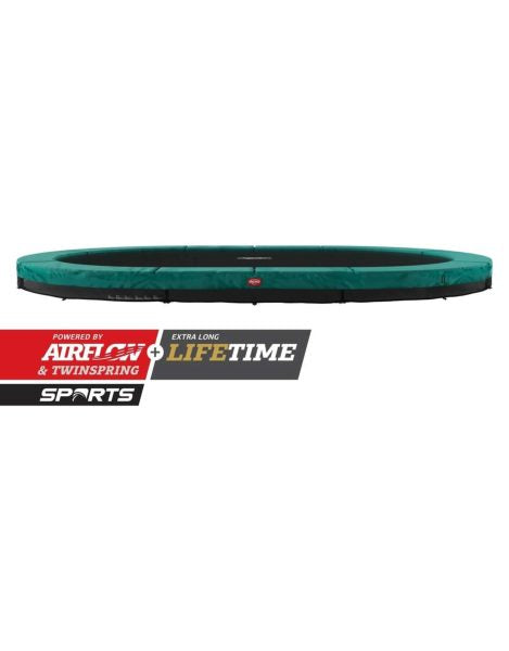 BERG Ultim Champion FlatGround 410x250 + DLX XL Sikkerhetsnett