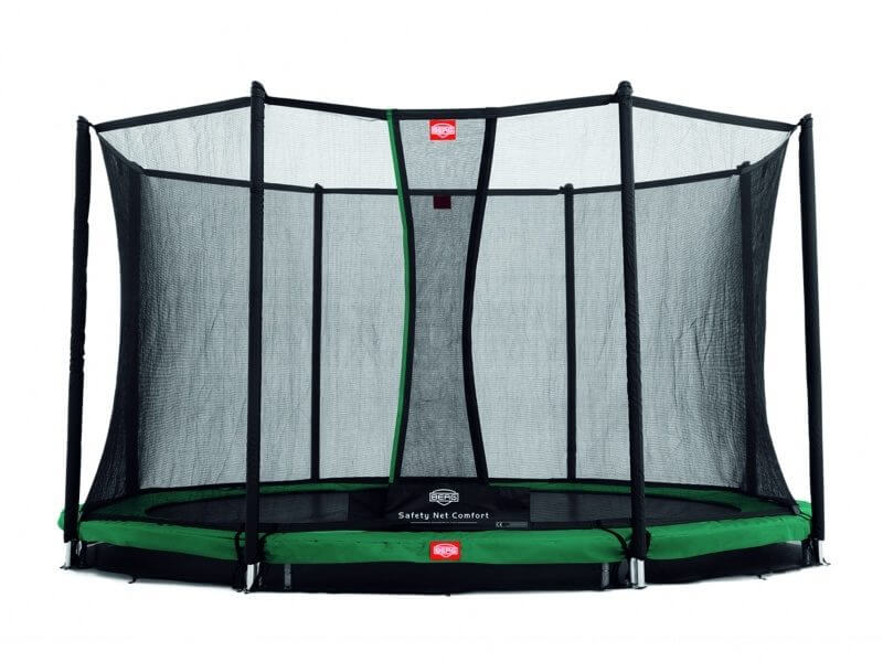 BERG InGround Champion Grønn + Comfort Sikkerhetsnett - Grønn