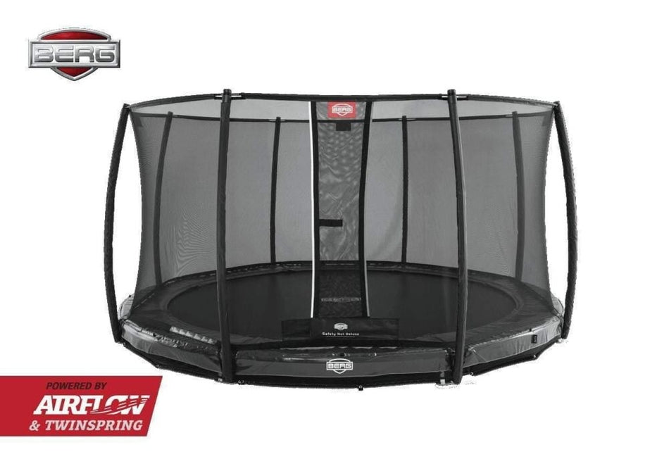 BERG InGround Elite + Deluxe Sikkerhetsnett - Grønn