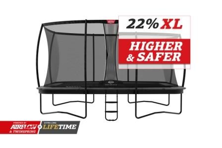BERG Ultim Champion 410x250 + DLX XL Sikkerhetsnett