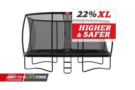 BERG Ultim Elite 500x300cm + DLX XL Sikkerhetsnett