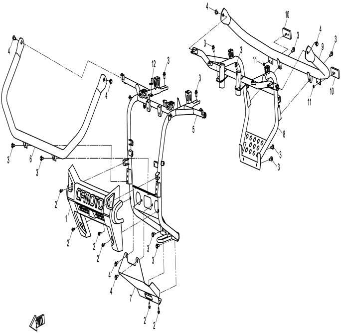 F23 Front & Bak Støtfanger
