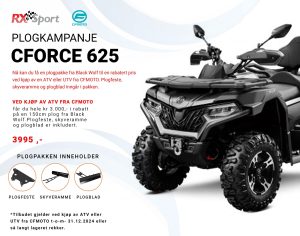 CFORCE 625 2024 EFI EPS Traktor A/B - Kort/Lang