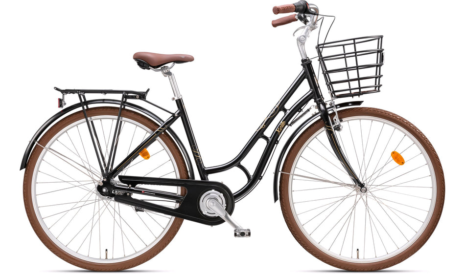 Damesykkel 28" AGNETE 7-gir 48cm Svart