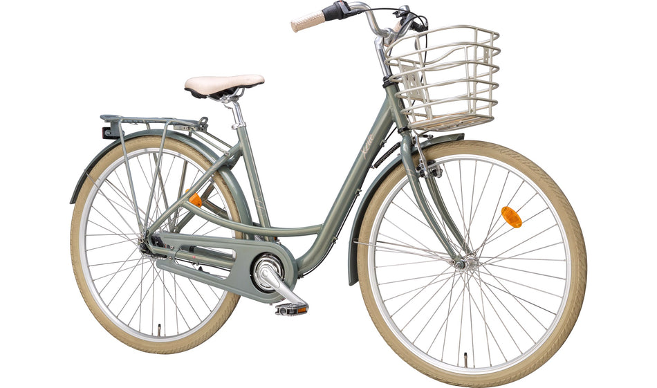 Damesykkel 28 Maya 7-gir Grågrønn 48cm