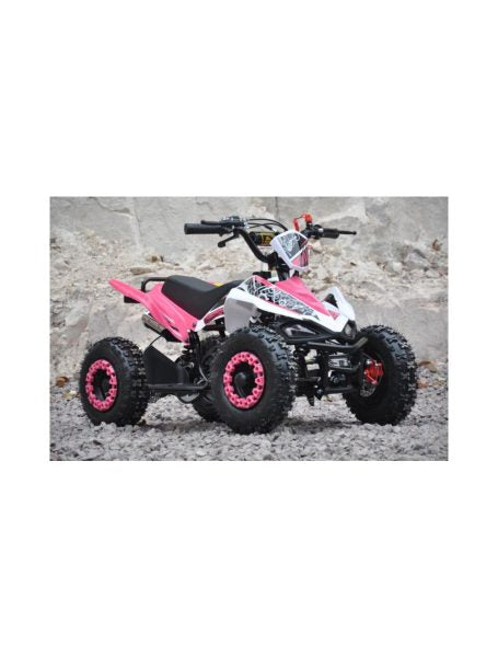 Farmer Mini ATV 50cc – Rosa Hvit