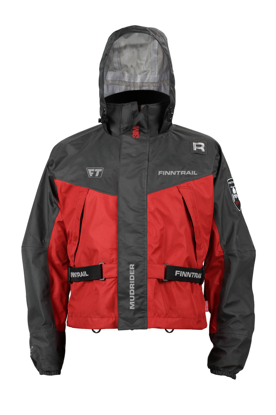 MudRider Jakke - Rød / Oransje / Kamuflasjegrå