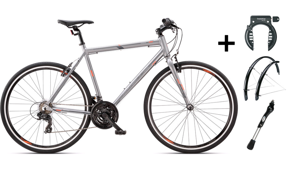 Hybrid herre 28" 21-gear 56cm PAKKEPRIS