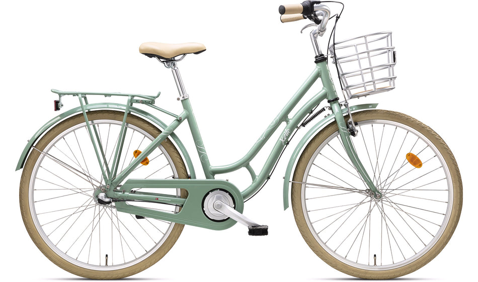 Juniorshopper 26" Ingeborg 3-gir grønn