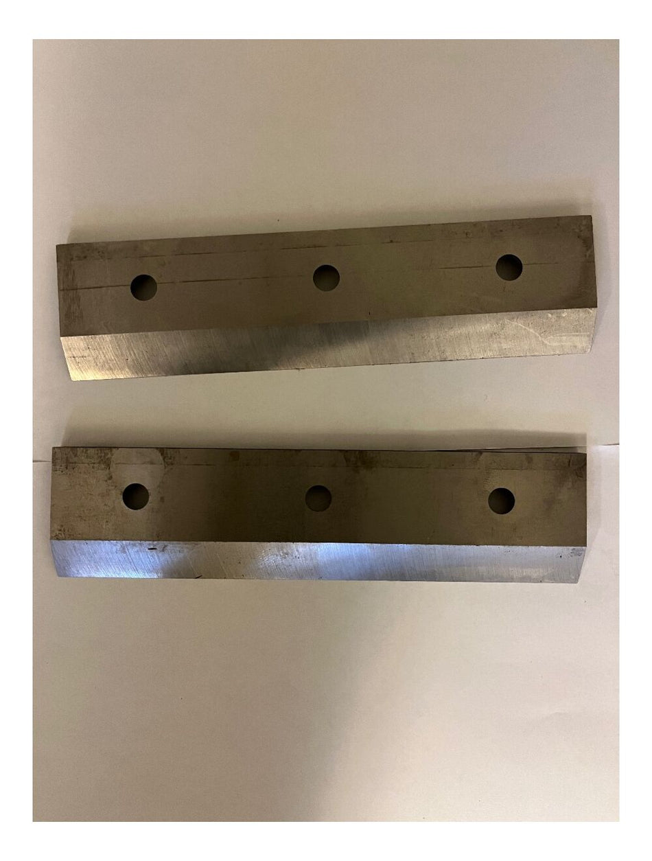 Kniv fliskutter med Hydraulisk mater 2 stk