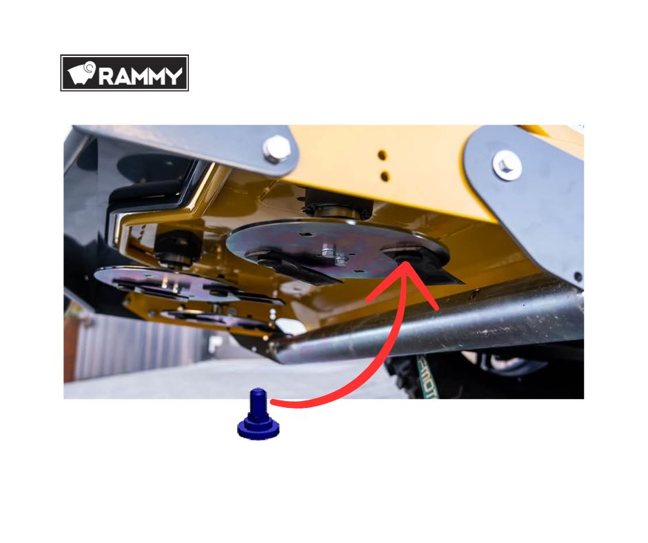 Rammy-Blade screw and nut