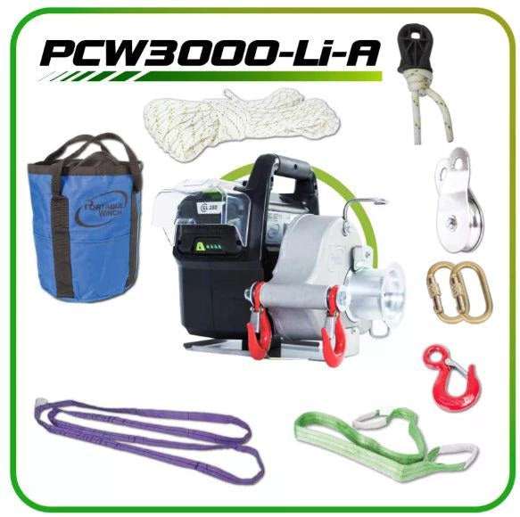 Batteridrevet vinsj PCW3000