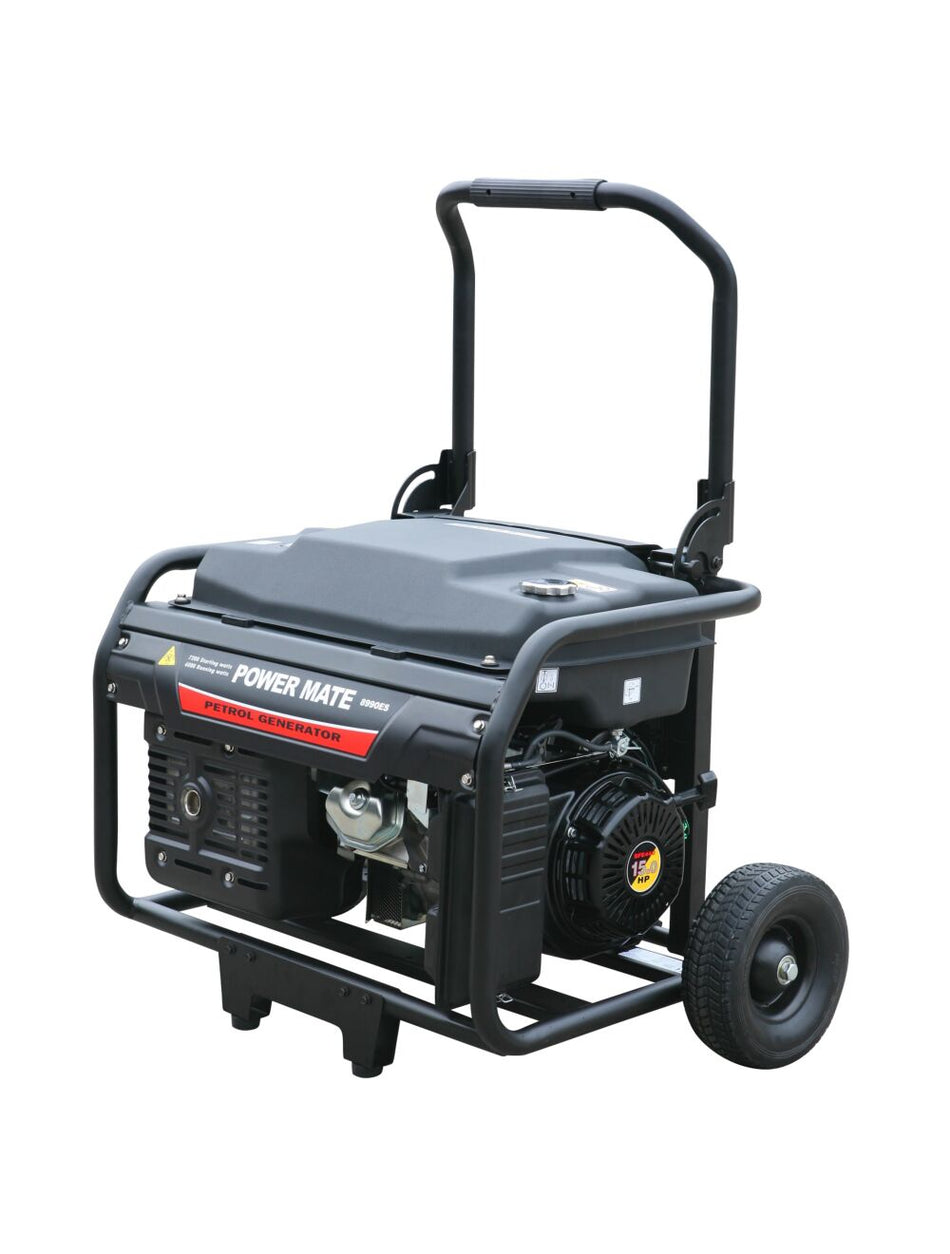 Bensinaggregat 400V 3 fase og 1 fase 230V PM 8990ES Black Line