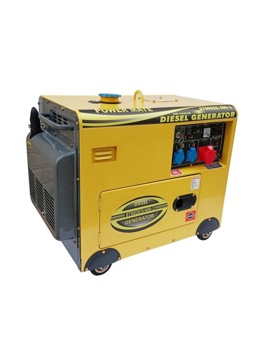 Strømaggregat diesel 1 fase 230V & 3 fase 230V PM 6700