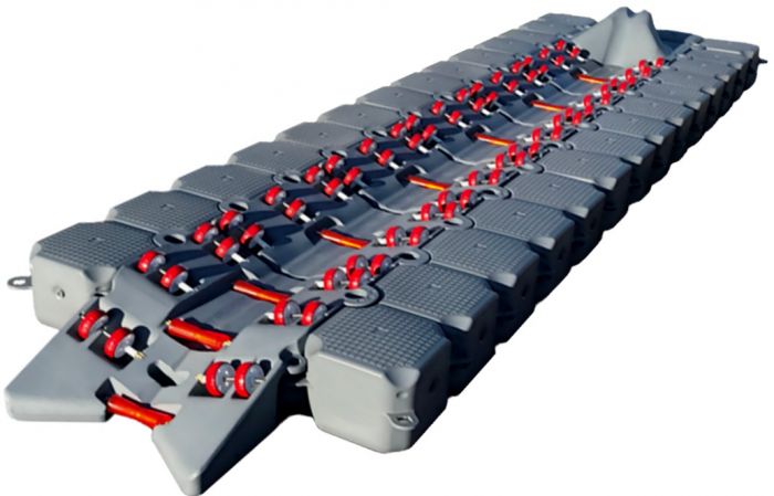 BoatPort Båtbrygge 7, 760cm x 200cm, flytekapasitet 4179kg